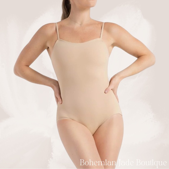 Capezio Other - Capezio Women’s Basic Nude Camisole Leotard Size Small